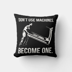 Become A Machine - Cartoon, Strongman, Treadmill Cushion