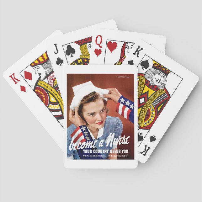 Become a Nurse Playing Cards (Back)