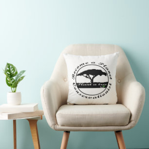 Become a planet conservationist cushion