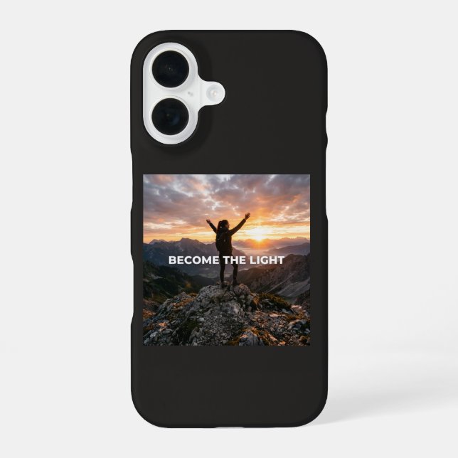 Become the Light iPhone 16 Case (Back)