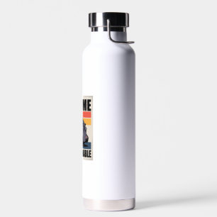 Become Ungovernable Funny Baby Hippo Moo Deng Long Water Bottle