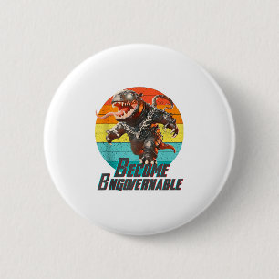 Become Ungovernable Moo Deng Baby Hippo Funny Chao 6 Cm Round Badge
