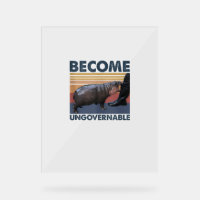 Become Ungovernable Moo Deng Cute Baby Hippo Funny