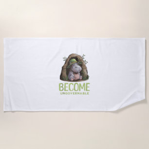 Become Ungovernable Tank Top Beach Towel