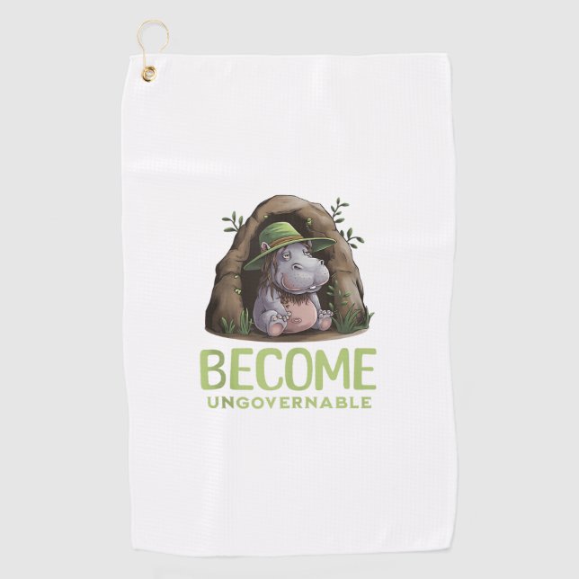 Become Ungovernable Tank Top Golf Towel (Front)