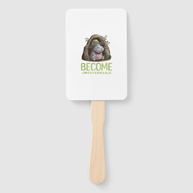 Become Ungovernable Tank Top Hand Fan (Front)