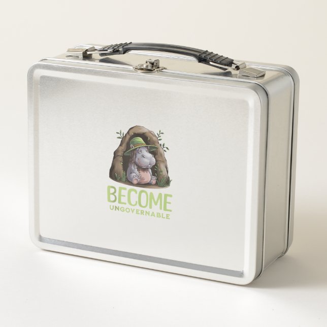 Become Ungovernable Tank Top Metal Lunch Box (Front)