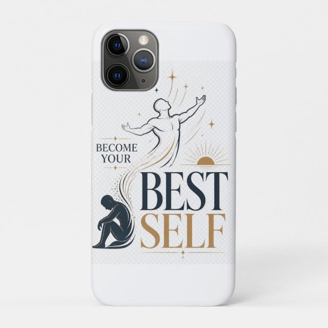 Become Your Best Self Inspirational Personal Growt Case-Mate iPhone Case (Back)