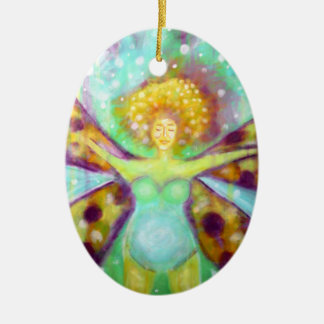 "Becoming Free" Art Ceramic Tree Decoration