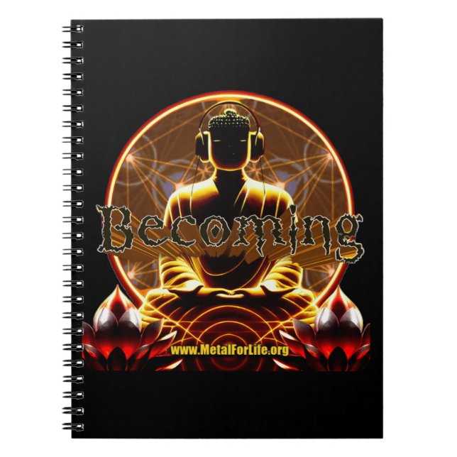 BECOMING - MetalForLife Notebook (Front)