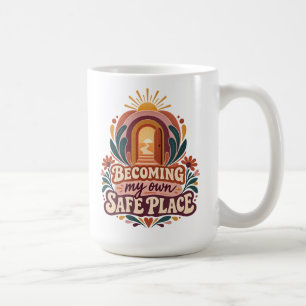 Becoming My Own Safe Place Healing Journey Mug