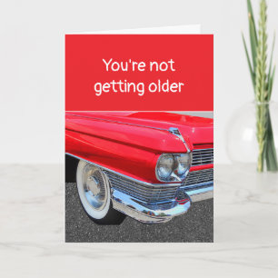 Becoming Older or a Classic? personalised Birthday Card