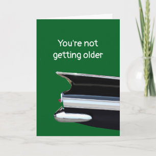 Becoming Older or a Classic? personalised Birthday Card