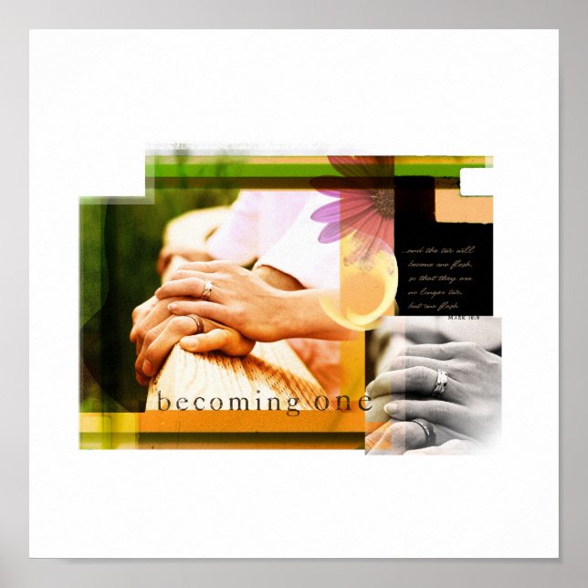Becoming One (Mark 10:8) Poster (Front)