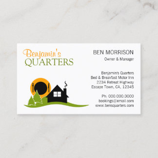 Bed and Breakfast B&B Business Card