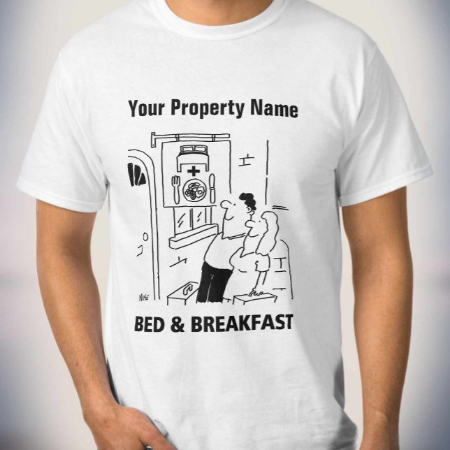 Bed and Breakfast Cartoon T-Shirt (Creator Uploaded)