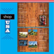 Bed and Breakfast 🏡Trifold Brochure Rustic Cherry