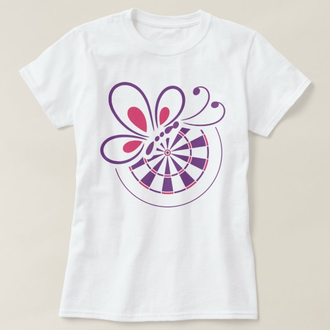 Bed and Butterfly T-Shirt (Design Front)