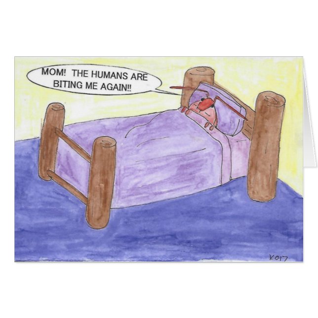 BED BUG IN BED (Front Horizontal)