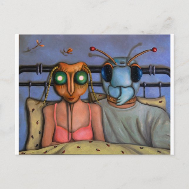 Bed Bugs Postcard (Front)