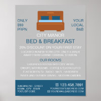 Bed Logo, Bed & Breakfast Accommodation Advert