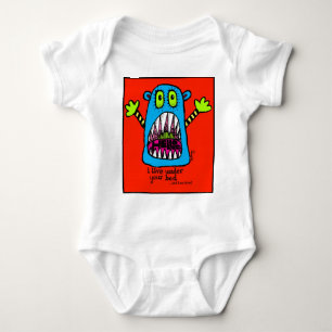Bed Monster Baby Bodysuit