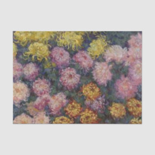 Bed of Chrysanthemums by Claude Monet Tissue Paper
