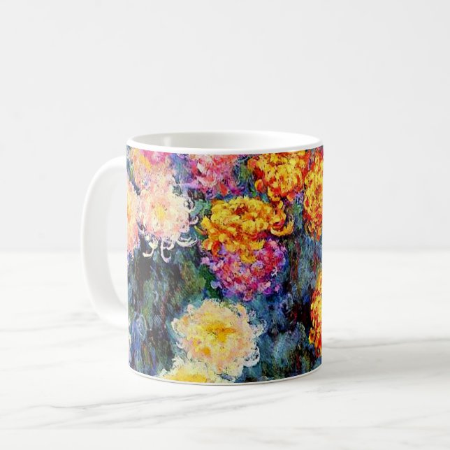 Bed of Chrysanthemums by Monet Coffee Mug (Front Left)