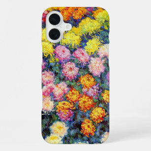 Bed of Chrysanthemums by Monet iPhone 16 Plus Case