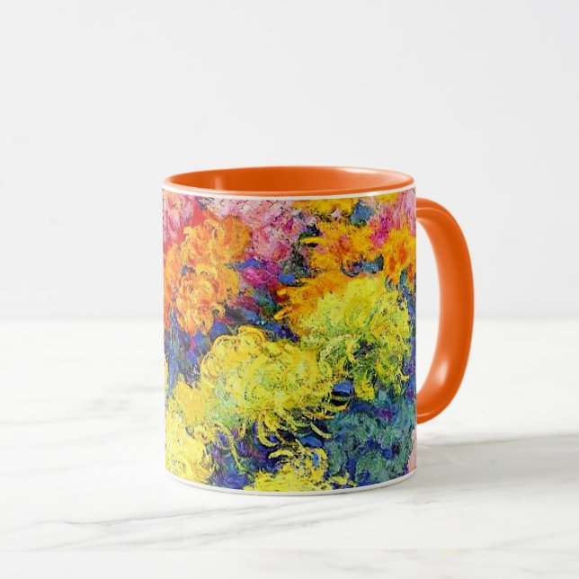 Bed of Chrysanthemums by Monet Mug (Front Right)