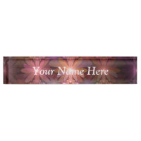 Bed Of Flowers Colourful Abstract Fractal Art Text