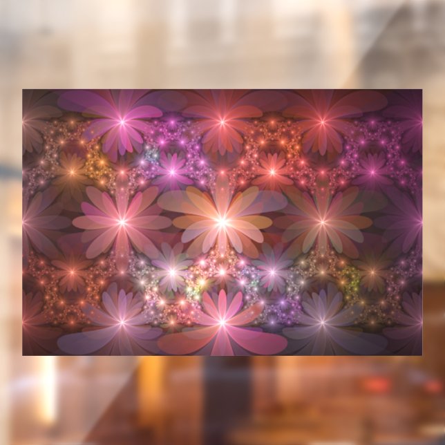 Bed Of Flowers Colourful Shiny Abstract Fractal Ar (Sheet 2)