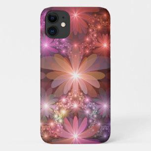 Bed Of Flowers Colourful Shiny Abstract Fractal Ar Case-Mate iPhone Case