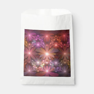 Bed Of Flowers Colourful Shiny Abstract Fractal Ar Favour Bags