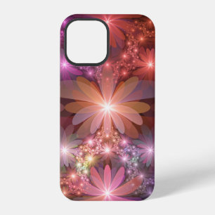 Bed Of Flowers Colourful Shiny Abstract Fractal Ar iPhone 12 Pro Case