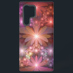 Bed Of Flowers Colourful Shiny Abstract Fractal Ar Samsung Galaxy Case<br><div class="desc">A bed of shiny fantasy flowers,  unique luminous floral artwork.
Design for your Samsung Galaxy S22 Ultra case and more.</div>
