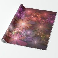 Bed Of Flowers Colourful Shiny Abstract Fractal Ar