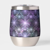 Bed of Flowers Trendy Shiny Abstract Fractal Art