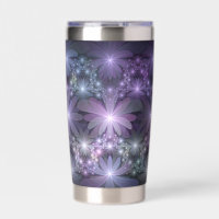 Bed of Flowers Trendy Shiny Abstract Fractal Art
