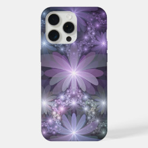 Bed of Flowers Trendy Shiny Abstract Fractal Art iPhone 15 Pro Max Case
