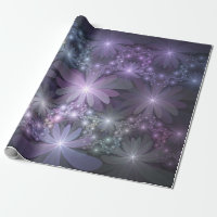 Bed of Flowers Trendy Shiny Abstract Fractal Art