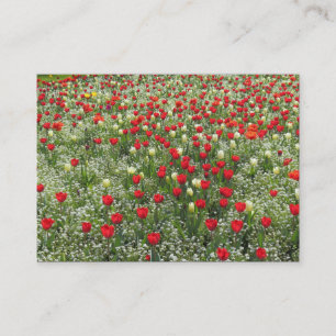 Bed of Tulips Business Card