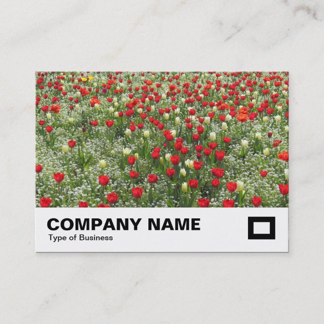 Bed of Tulips Business Card (Front)