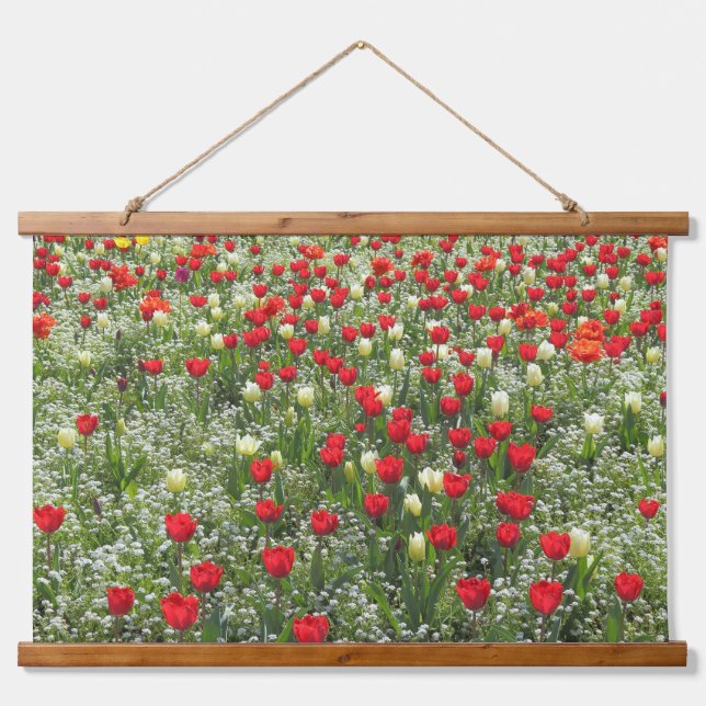 Bed of Tulips Hanging Tapestry (Front)