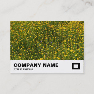 Bed of Yellow Daisies Business Card