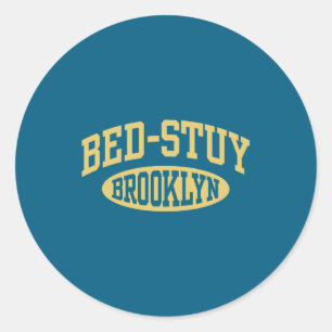 Bed Stuy Brooklyn Classic Round Sticker