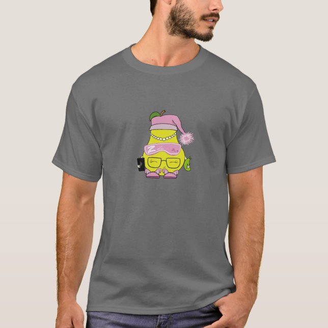 Bed Time Pear Grey T-Shirt (Front)