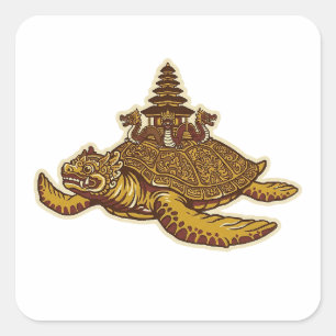 Bedawang Nala Square Sticker