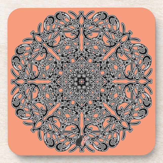 Bedazzle Octa Glyph Dusk Coaster (Front)