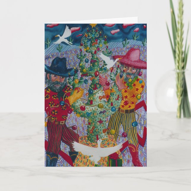 BEDAZZLED BANDIDOS CHRISTMAS CARD (Front)